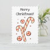 Sucre de canne personnalisable - Joyeuse carte de  (Debout devant)