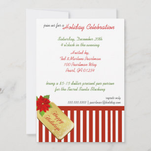Sucre de canne Présent Fête Invitation