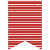 Sucre de canne rouge et blanc Drapeaux à rayures (Premier drapeau)