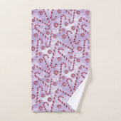 Sucre de canne rouge Pepperment Noël (Serviette à main)