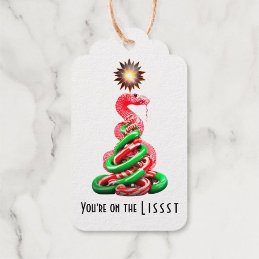 SUCRE DE CANNE SNAKE étiquettes cadeaux (Verso)