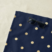 Sucre de canne Stripes & serviettes de plage Pois (En situation)