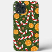 Sucre de canne Vert Noël Orange coque iphone Mate (Verso)