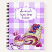 Sucré Dessert Recettes Carnet Couverture douce (Devant)