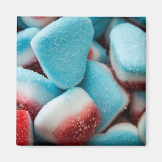 Sucre Gummy Candies Réfrigérateur Magnets (Devant)