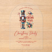 Sucré Noël Voeux Nutcracker Invitation (Recto)