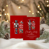 Sucré Noël Voeux Nutcracker Invitation