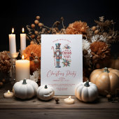 Sucré Noël Voeux Nutcracker Invitation