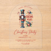 Sucré Noël Voeux Nutcracker Invitation (Recto)