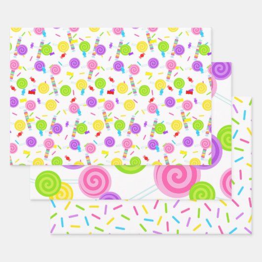 Sucre Traitements Papier d'enveloppement de bonbon (Lot)