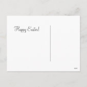 Sucrerie géante de fille de lapin de carte postale (Dos)