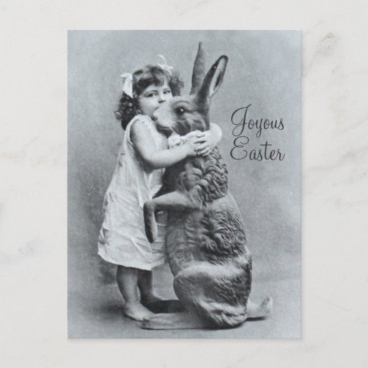 Sucrerie géante de fille de lapin de carte postale (Devant)