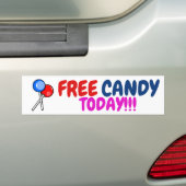 Sucrerie LIBRE AUJOURD'HUI ! ! ! autocollant (En voiture)