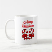 Sucres de canne de Noël Café Mug (Gauche)