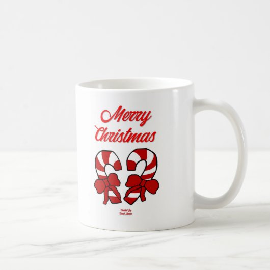 Sucres de canne de Noël Café Mug (Droite)