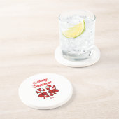 Sucres de canne de Noël Dessous de verre en grès (Côté)