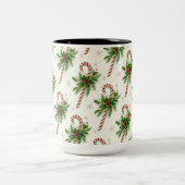 Sucres de canne et Holly Christmas Mug (Centre)