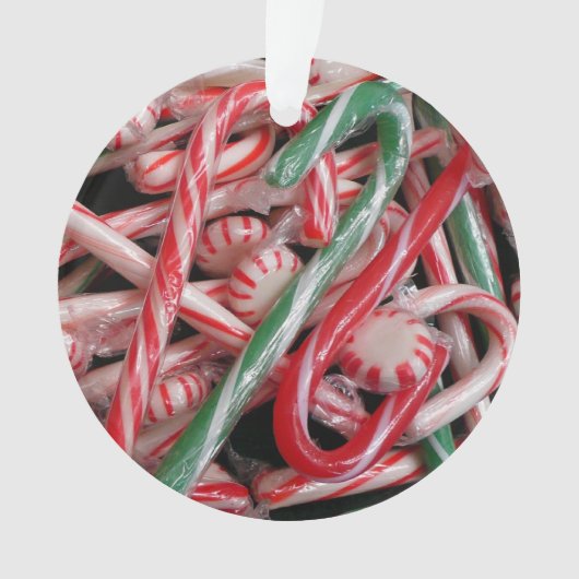 Sucres de canne et menthe de Noël (devant)