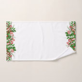 Sucres de canne et Noël Holly (Serviette à main)