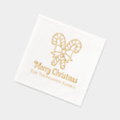 Sucres de canne festifs Joyeux Noël Nom (Gauche)