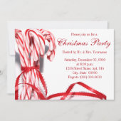 Sucres de canne Noël Invitations (Devant)