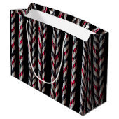Sucres de canne rouges et noirs Sac cadeau Gothmas (Dos Angle)