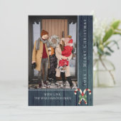 Sucres de canne rustiques Noël | CARTE PHOTO TURQU (Debout devant)