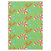 Sucres de canne sur nappes de vacances vertes (Devant)