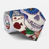 sucrez le jour de crâne de la cravate des hommes (Roulé)