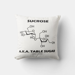 Sucrostabel Suiker Chemische Molecule Chemie Kussen