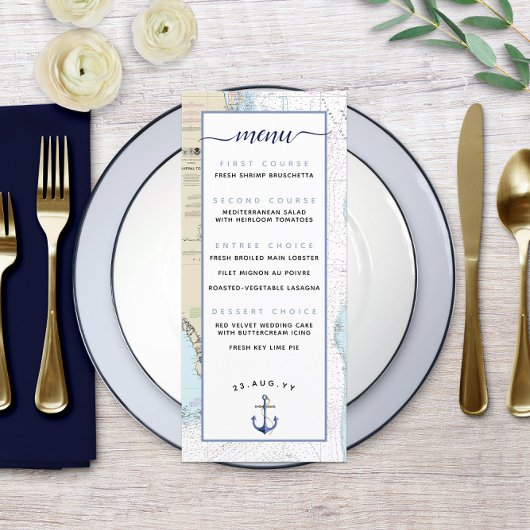 Sud de la Floride ⚓️ 💍 menu Mariage Nautique