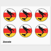 Sud Libero Ronde Sticker (Vel)