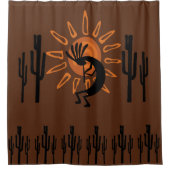 Sud-ouest Kokopelli Sun Rustic Douche rideau (Devant)
