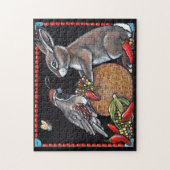 Sud-ouest Maïs de Lapin Turquoise Puzzle dur (Vertical)