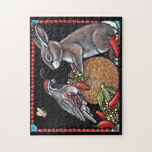 Sud-ouest Maïs de Lapin Turquoise Puzzle dur (Vertical)