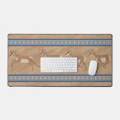 Sud-ouest Pronghorn Antelope Herd Bordure bleue (Clavier et souris)