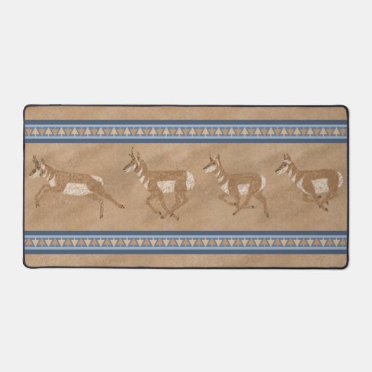 Sud-ouest Pronghorn Antelope Herd Bordure bleue (Recto)