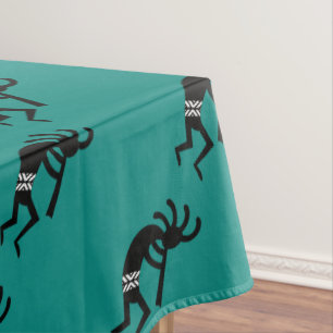 Sud-ouest Teal de Kokopelli et nappe noire