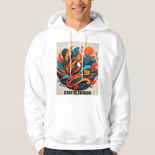 Sudadera Arte Simbólico de Equilibrio Natural Hoodie (Voorkant)