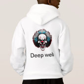 Sudadera blanca niño (logo) (Dos)