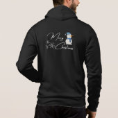 Sudadera con estampado de muñeco de nieve hoodie (Achterkant)