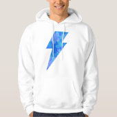 Sudadera cool rayo Flores Tropicales Azules 2 Hoodie (Voorkant)