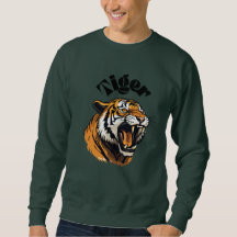 Sudadera cuello redondo Tiger unisex