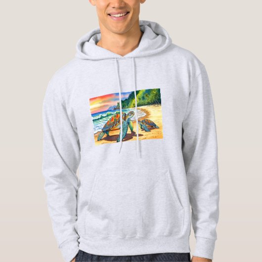 Sudadera Tortugas en el mar Hoodie (Voorkant)