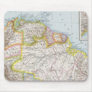 Sudamerika nordliches Blatt - kaart Zuid-Amerika Muismat