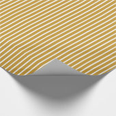 Sudan Brown Safari Stripe Cadeaupapier (Hoek)