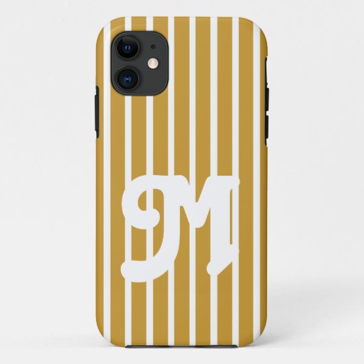 Sudan Brown Safari Stripe Case-Mate iPhone Case (Achterkant)
