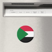 Sudan Flag Magnet Magneet (Insitu (Vaatwasser))