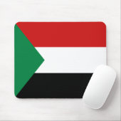 Sudan Flag Mousepad Muismat (Met muis)