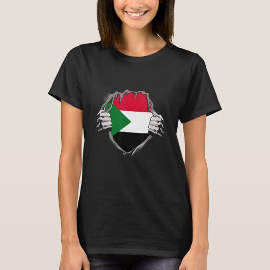 Sudan Flag T-shirt (Voorkant)